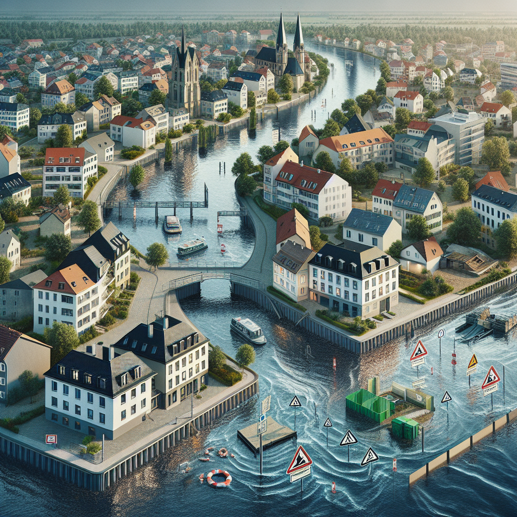 Auswirkung von Hochwasserrisikozonen auf Immobilienbewertung.